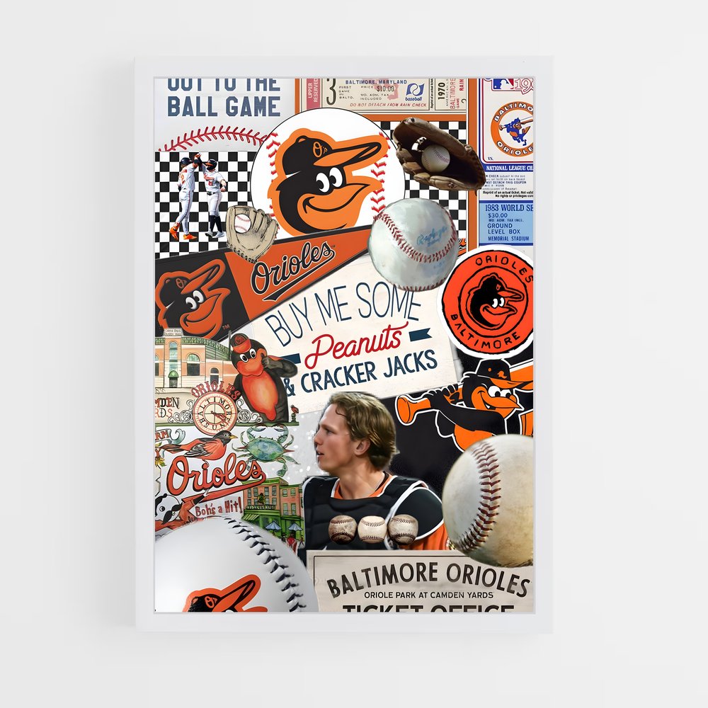 Poster Orioles en Fête – affiche Baseball (vue 3)